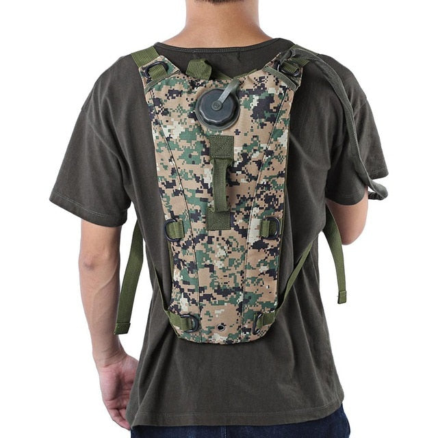 3L Tactical Molle Hydration Backpack Water Bag for Camping Cycling