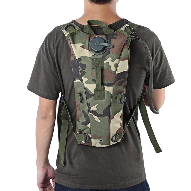 3L Tactical Molle Hydration Backpack Water Bag for Camping Cycling