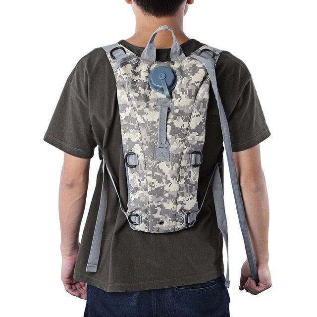 3L Tactical Molle Hydration Backpack Water Bag for Camping Cycling