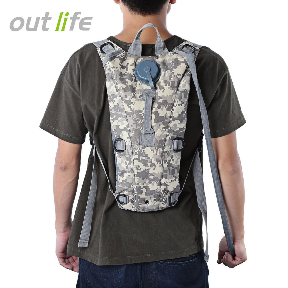 3L Tactical Molle Hydration Backpack Water Bag for Camping Cycling