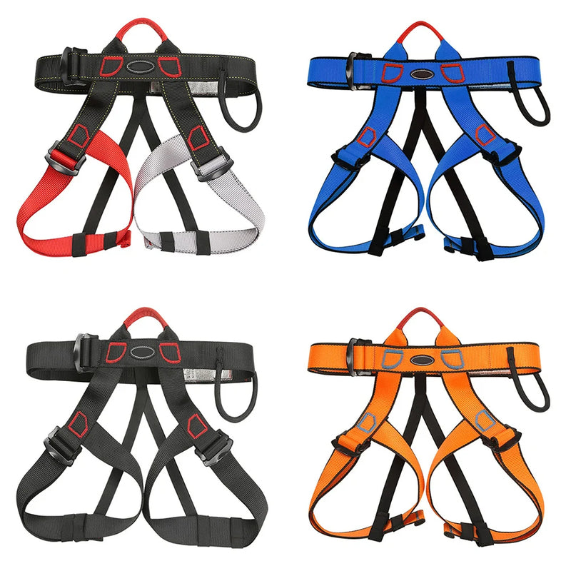 Outdoor Climbing Safety Harness, Half-Body for Men, Women, Children
