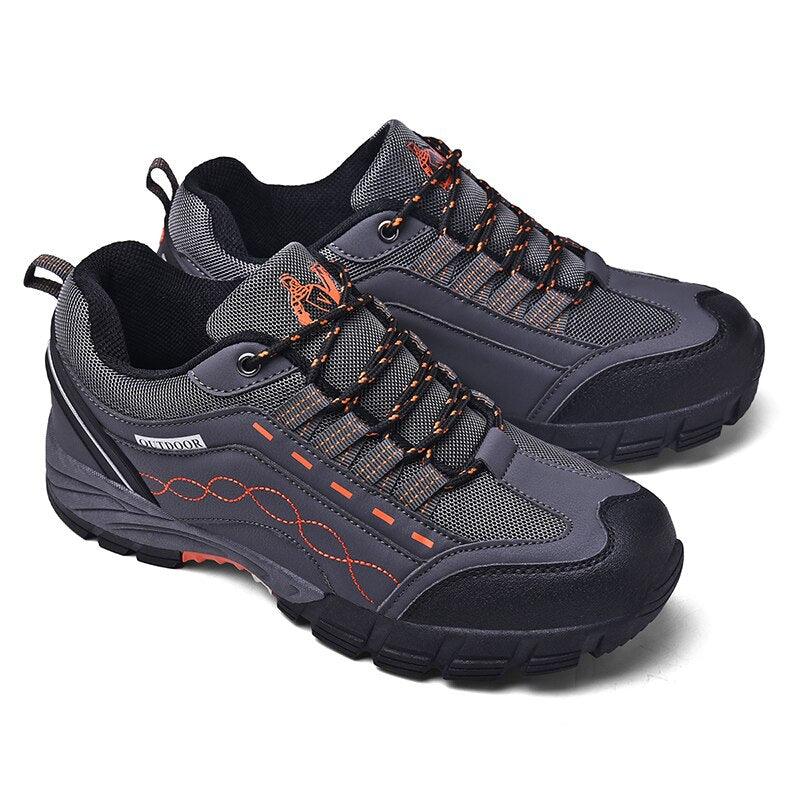 Men’s Casual Outdoor Leather Shoes, Durable, Lightweight, and Breathable