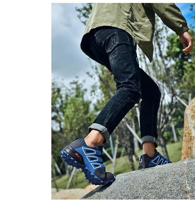 Men’s Waterproof Outdoor Hiking and Trail Running Sneakers for All Activities