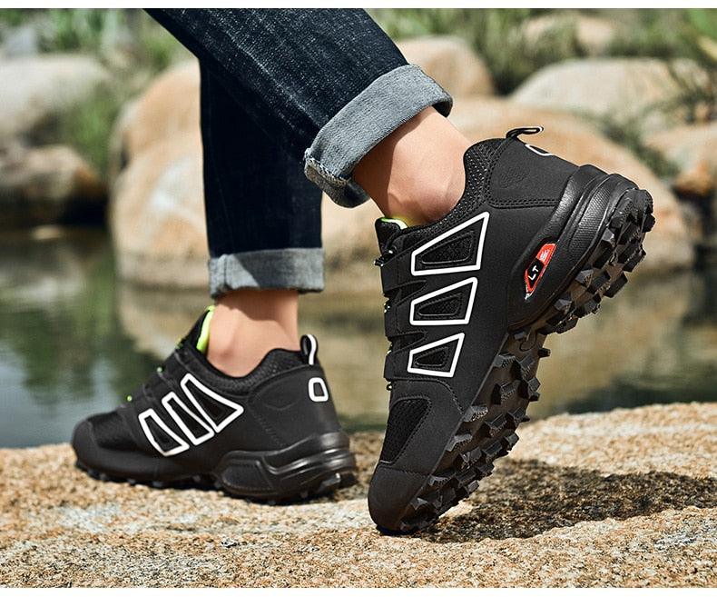 Men’s Waterproof Outdoor Hiking and Trail Running Sneakers for All Activities