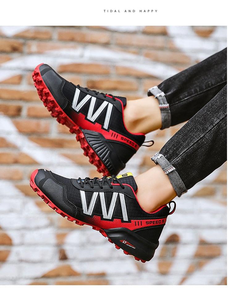Men’s Waterproof Outdoor Hiking and Trail Running Sneakers for All Activities