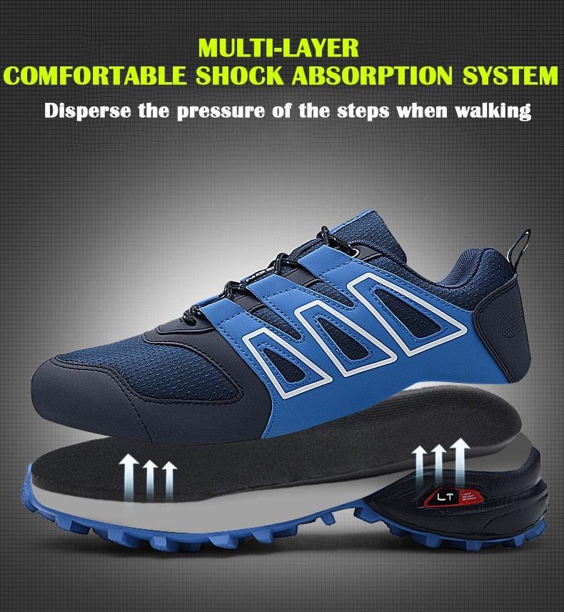Men’s Waterproof Outdoor Hiking and Trail Running Sneakers for All Activities