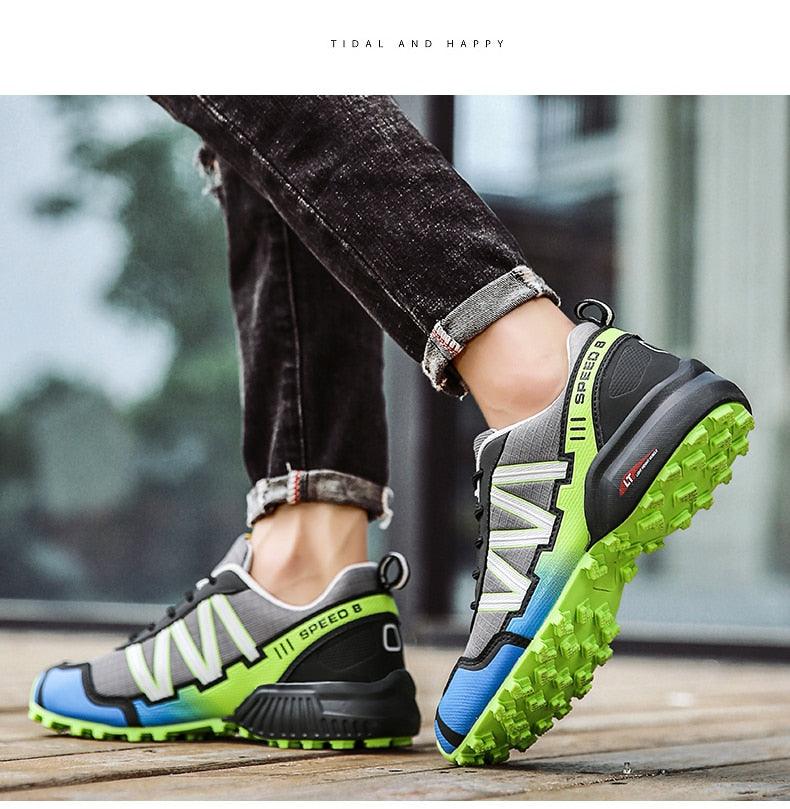 Men’s Waterproof Outdoor Hiking and Trail Running Sneakers for All Activities