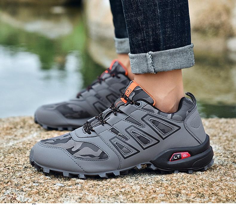 Men’s Waterproof Outdoor Hiking and Trail Running Sneakers for All Activities