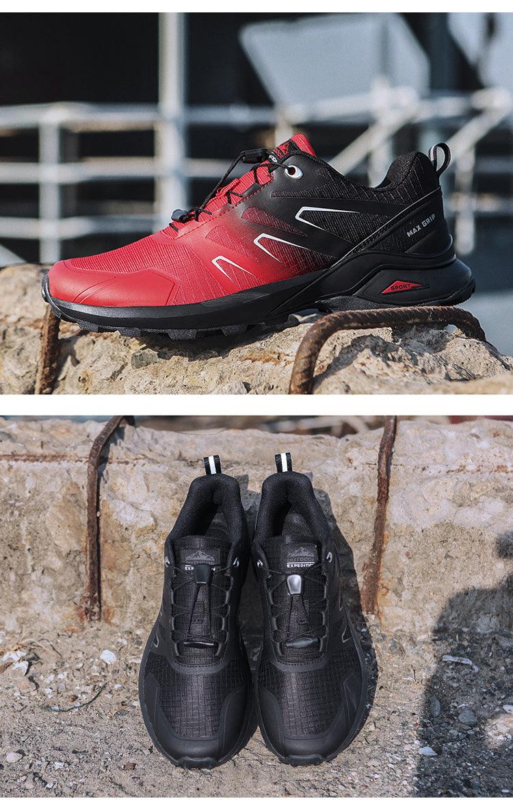 Men’s Breathable Waterproof Hiking and Trail Running Outdoor Sneakers