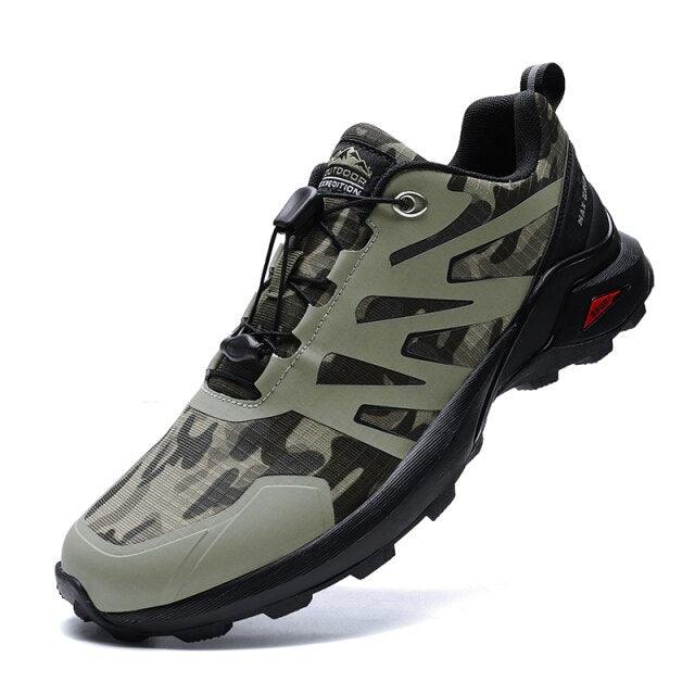 Men’s Breathable Waterproof Hiking and Trail Running Outdoor Sneakers