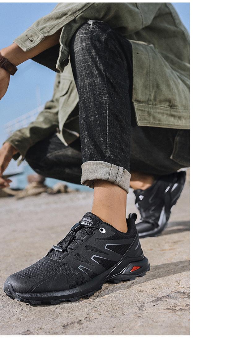 Men’s Breathable Waterproof Hiking and Trail Running Outdoor Sneakers