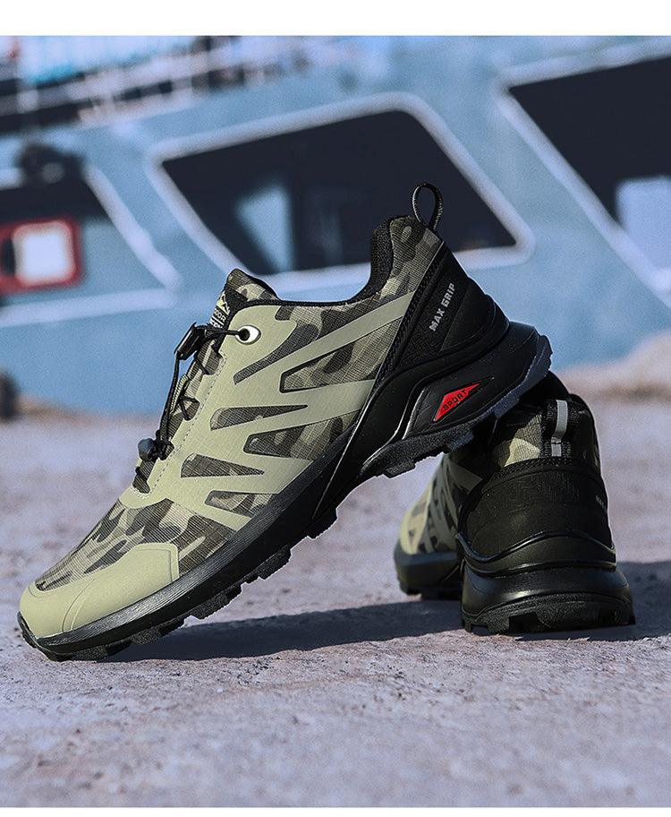 Men’s Breathable Waterproof Hiking and Trail Running Outdoor Sneakers