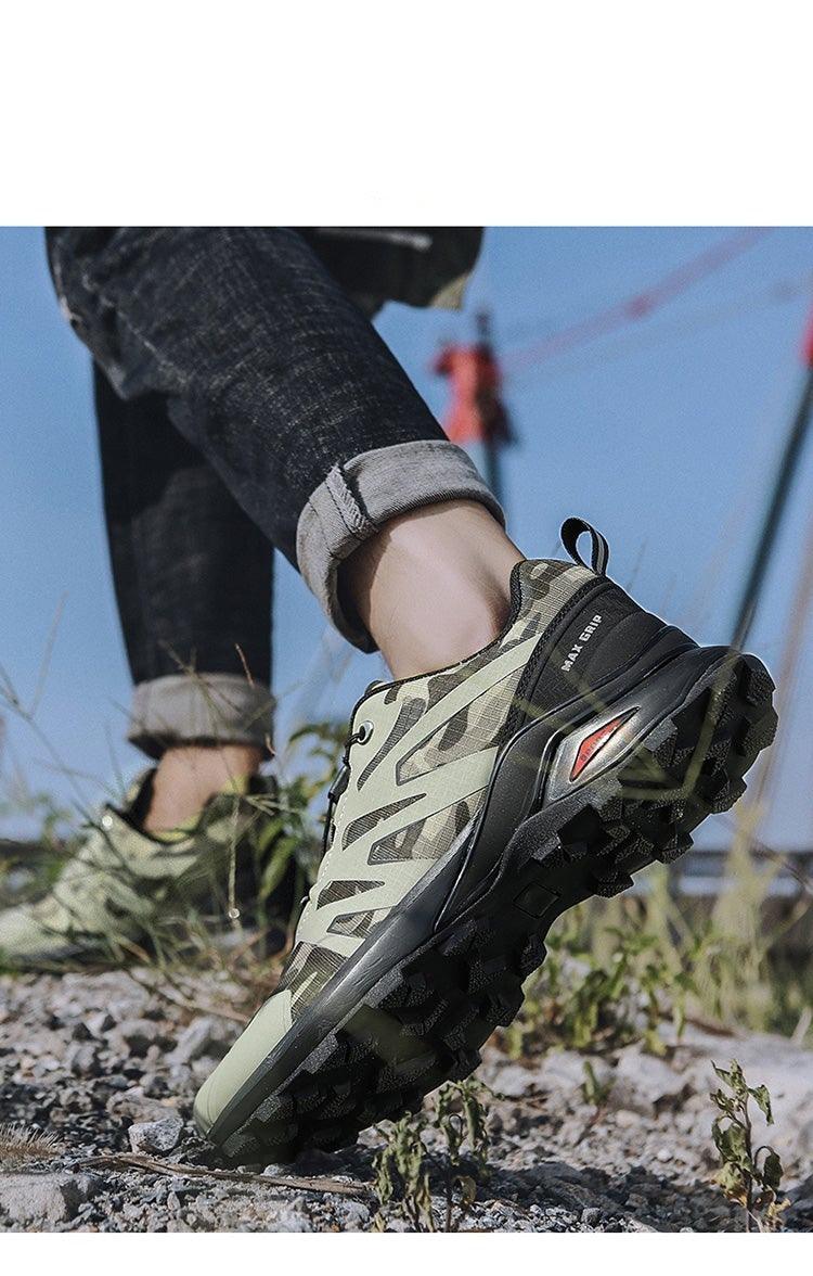 Men’s Breathable Waterproof Hiking and Trail Running Outdoor Sneakers