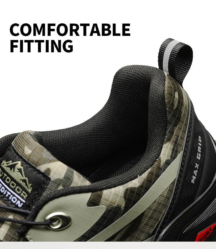 Men’s Breathable Waterproof Hiking and Trail Running Outdoor Sneakers
