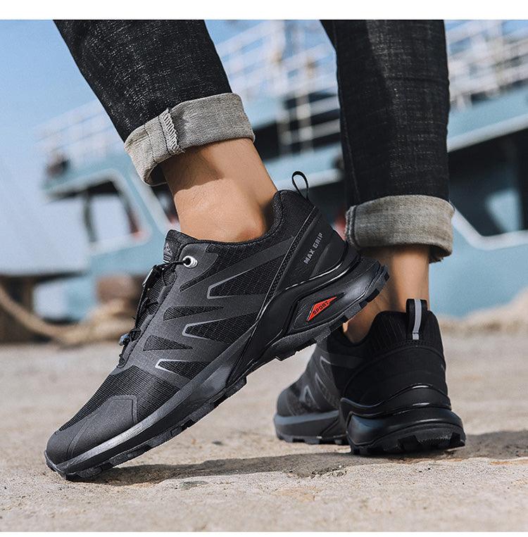 Men’s Breathable Waterproof Hiking and Trail Running Outdoor Sneakers