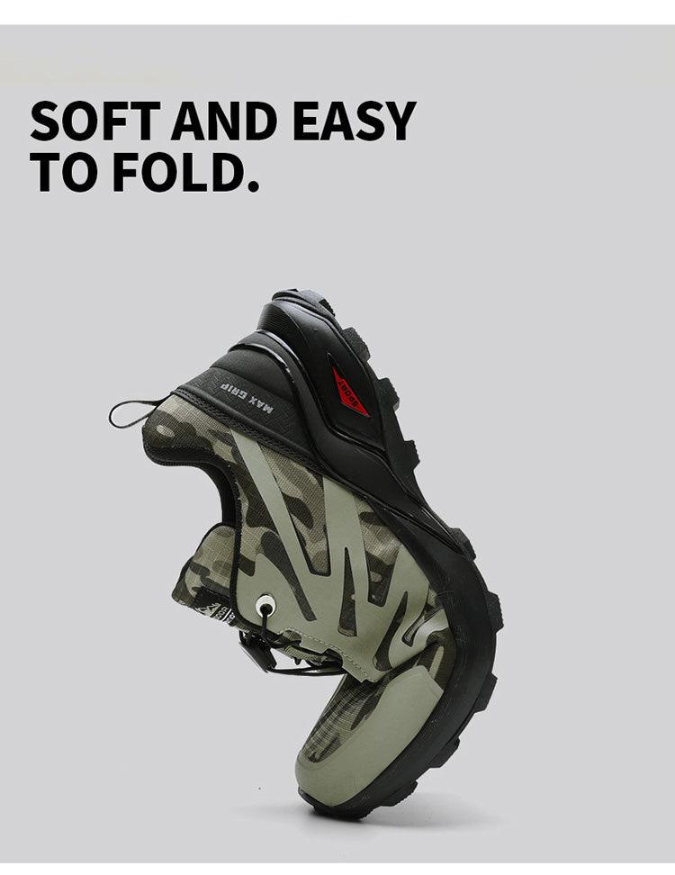 Men’s Breathable Waterproof Hiking and Trail Running Outdoor Sneakers