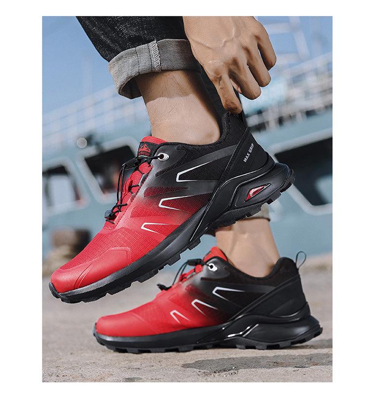 Men’s Breathable Waterproof Hiking and Trail Running Outdoor Sneakers