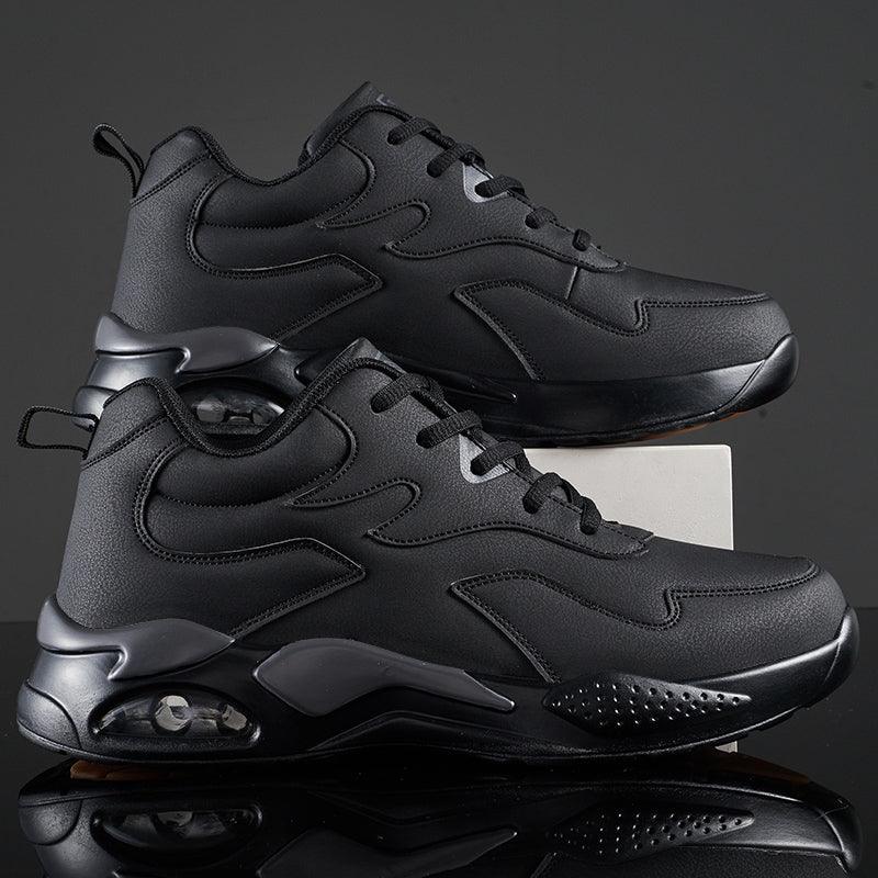 Men’s Winter Fur-Lined Waterproof Ankle Sneakers, Warm and Non-Slip