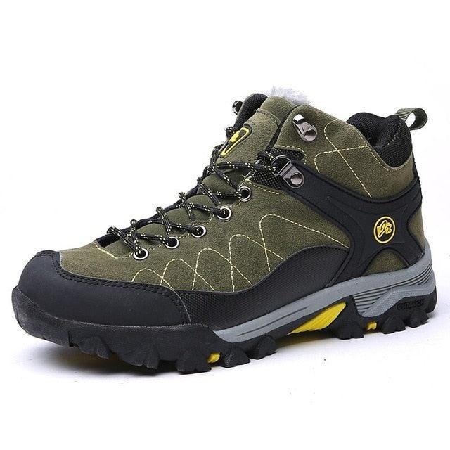 Men’s Soft Black Winter Boots, Fur-Lined, Warm and Non-Slip