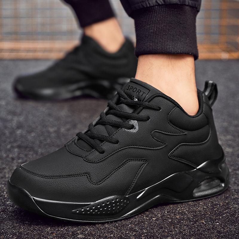 Men’s Winter Fur-Lined Waterproof Ankle Sneakers, Warm and Non-Slip