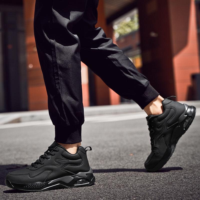 Men’s Winter Fur-Lined Waterproof Ankle Sneakers, Warm and Non-Slip