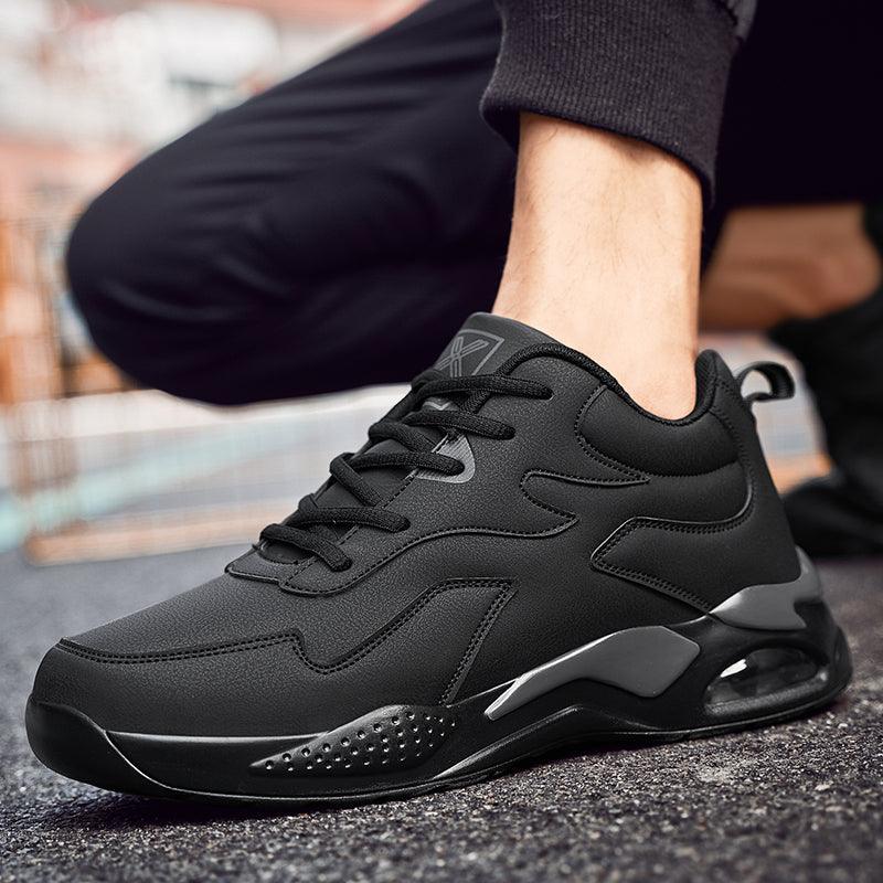 Men’s Winter Fur-Lined Waterproof Ankle Sneakers, Warm and Non-Slip