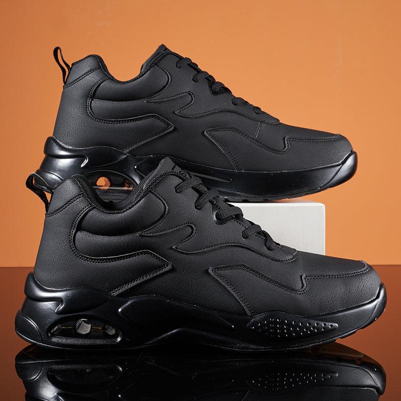 Men’s Winter Fur-Lined Waterproof Ankle Sneakers, Warm and Non-Slip