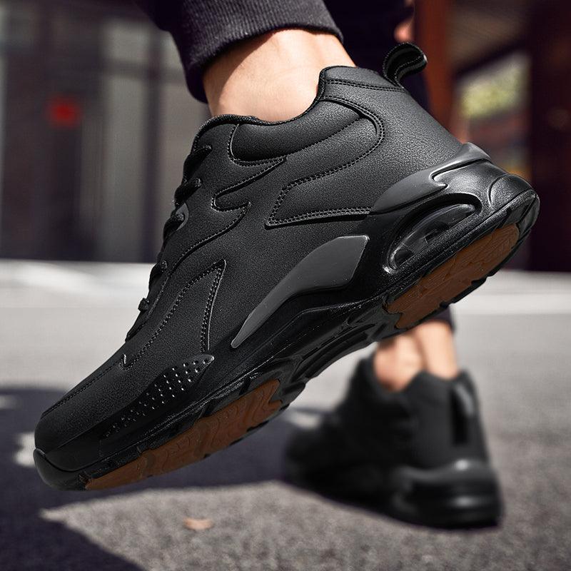 Men’s Winter Fur-Lined Waterproof Ankle Sneakers, Warm and Non-Slip