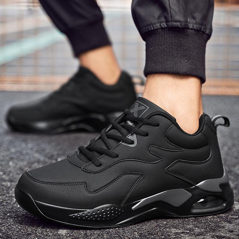 Men’s Winter Fur-Lined Waterproof Ankle Sneakers, Warm and Non-Slip