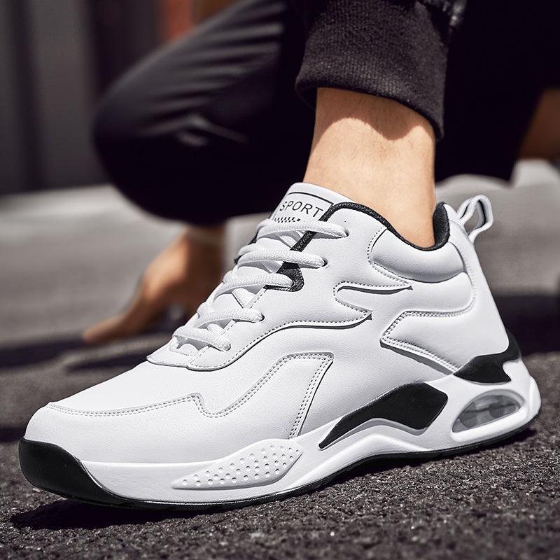 Men’s Winter Fur-Lined Waterproof Ankle Sneakers, Warm and Non-Slip