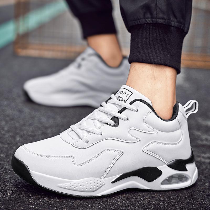 Men’s Winter Fur-Lined Waterproof Ankle Sneakers, Warm and Non-Slip
